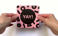 Load and play video in Gallery viewer, Video of the cards function and design in motion