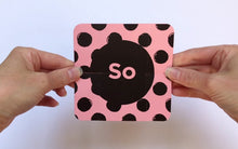 Load and play video in Gallery viewer, Video of the cards function and design in motion